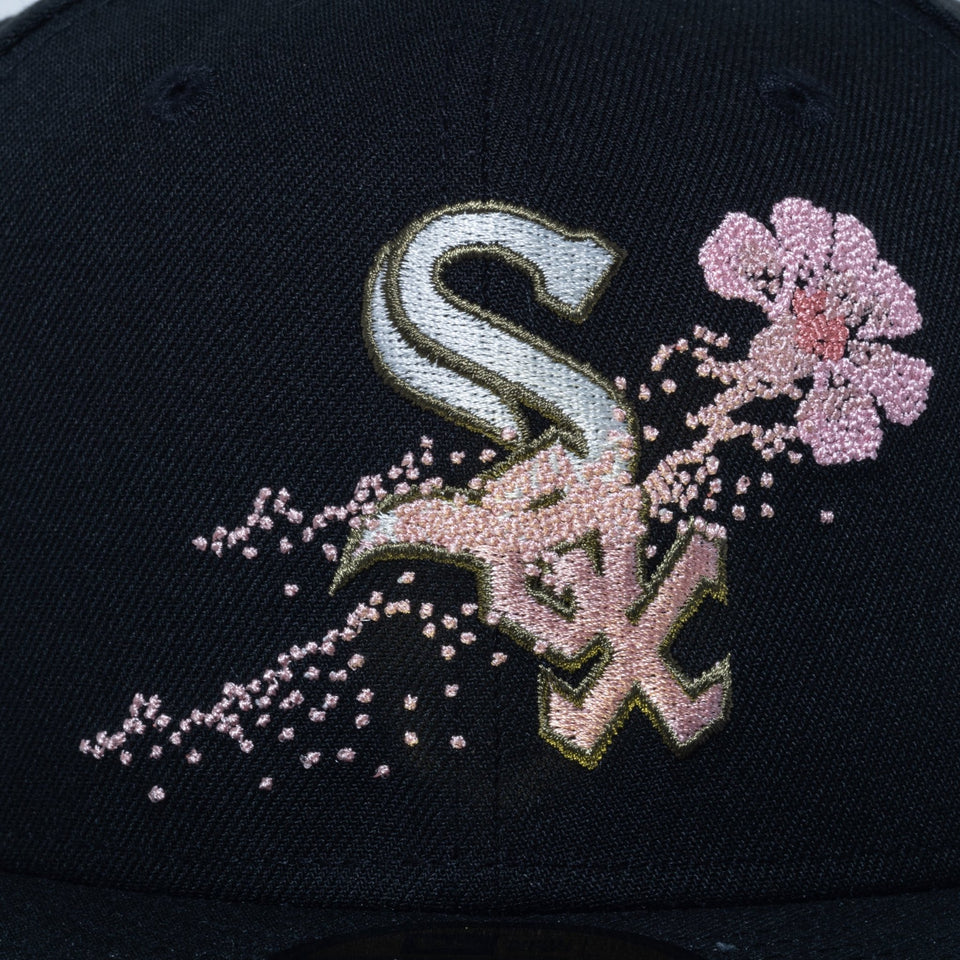 59FIFTY Dotted Floral シカゴ・ホワイトソックス ブラック - 14191639-700 | NEW ERA ニューエラ公式オンラインストア