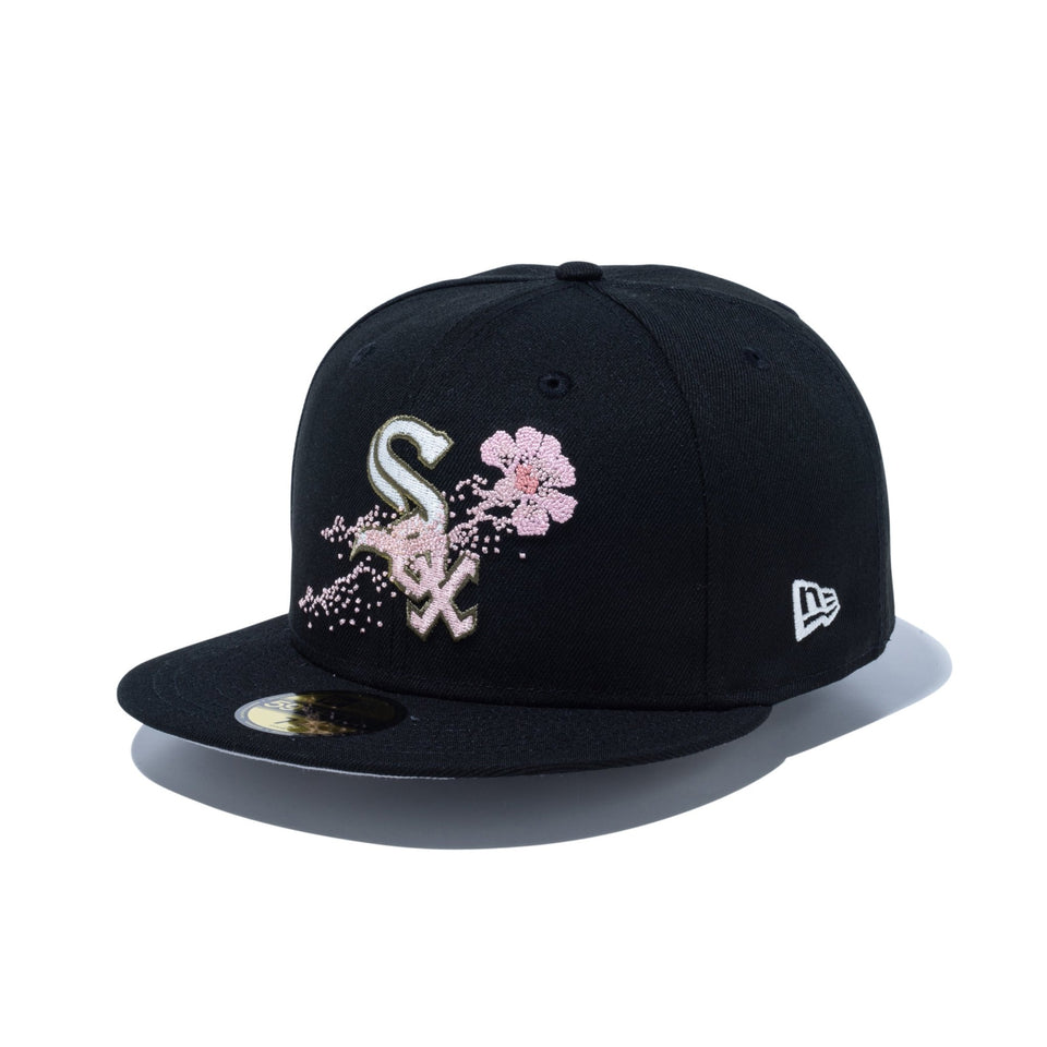 59FIFTY Dotted Floral シカゴ・ホワイトソックス ブラック - 14191639-700 | NEW ERA ニューエラ公式オンラインストア