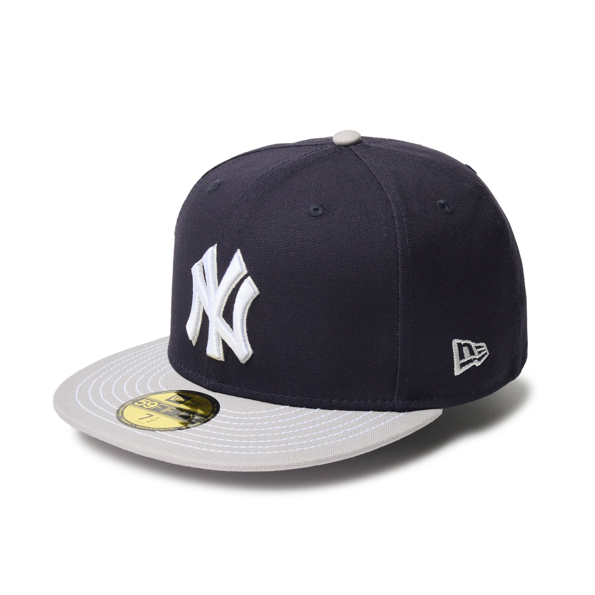 NEW ERA★ページ 59FIFTY Duck Canvas ニューヨーク・ヤンキース ネイビー グレー