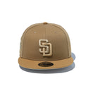 59FIFTY Dune サンディエゴ・パドレス クーパーズタウン カーキ ウィートバイザー - 14743776 - 700 | NEW ERA ニューエラ公式オンラインストア