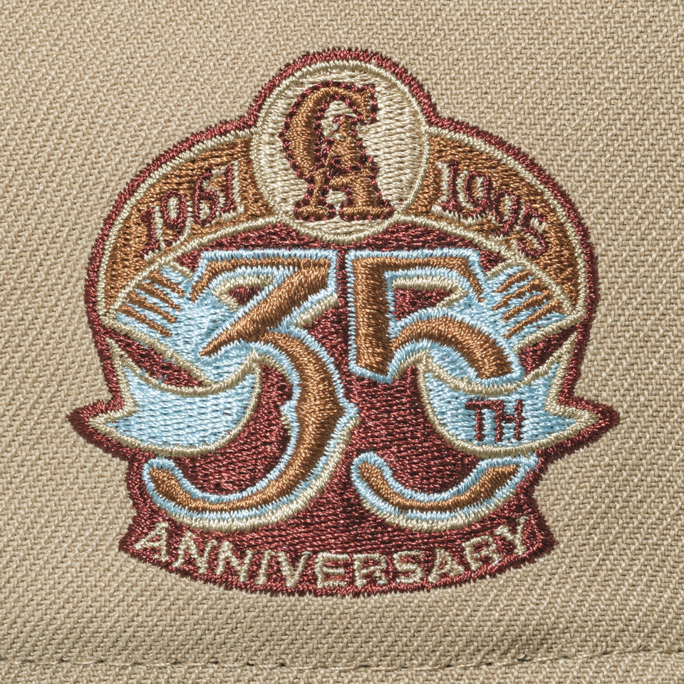 59FIFTY Dune カリフォルニア・エンゼルス クーパーズタウン キャメル カーキバイザー - 14743780 - 700 | NEW ERA ニューエラ公式オンラインストア