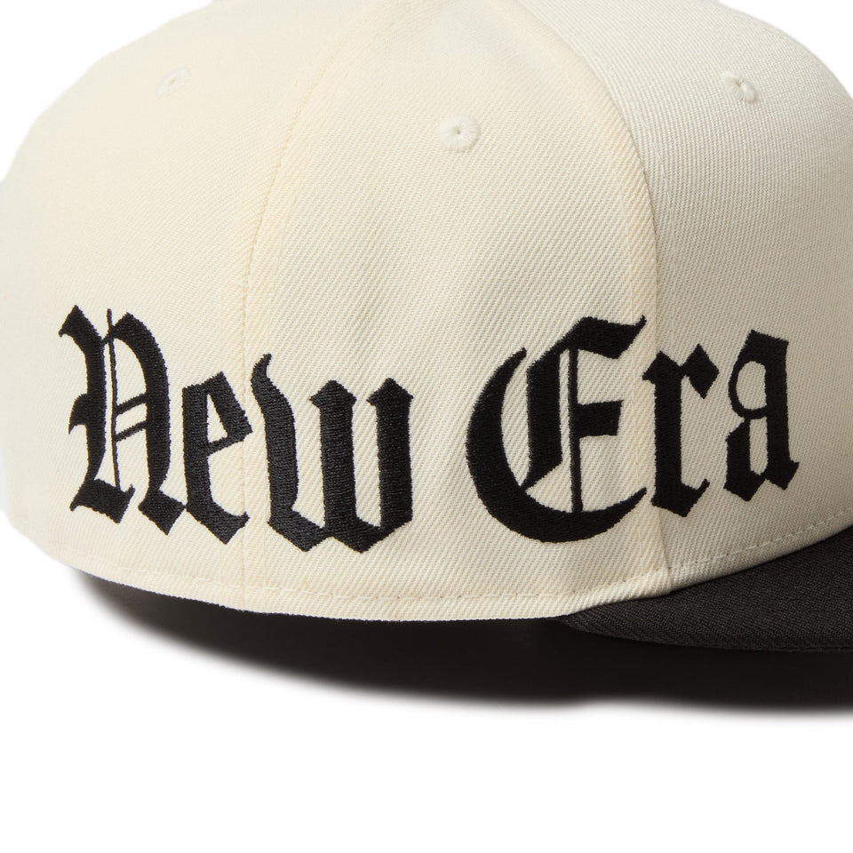 59FIFTY Essential オールドイングリッシュロゴ クローム ブラックバイザー - 14668172 - 700 | NEW ERA ニューエラ公式オンラインストア