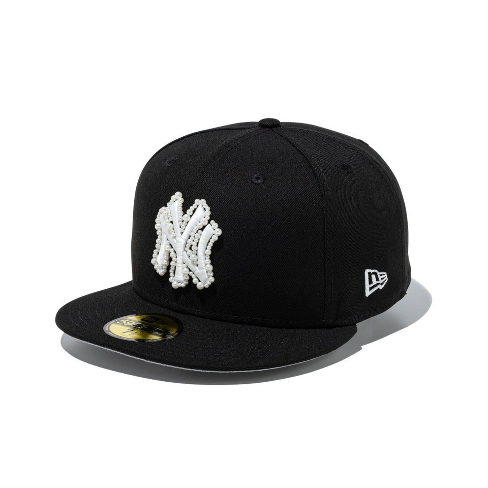 59FIFTY Faux Pearl ニューヨーク・ヤンキース パール ブラック