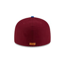 59FIFTY FCバルセロナ MES QUE UN ブルー/バーガンディー/ブラック - 14893928-700 | NEW ERA ニューエラ公式オンラインストア