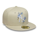 59FIFTY Floral ニューヨーク・ヤンキース ストーン - 14731676 - 700 | NEW ERA ニューエラ公式オンラインストア