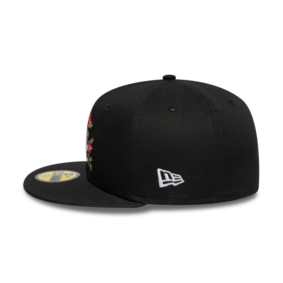 ニューエラ ホワイトソックス フローラルスナップバックキャップ 59FIFTY Dotted Floral シカゴ・ホワイトソックス ブラック