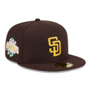 59FIFTY Floral Undervisor サンディエゴ・パドレス ブラウン - 14665544 - 700 | NEW ERA ニューエラ公式オンラインストア