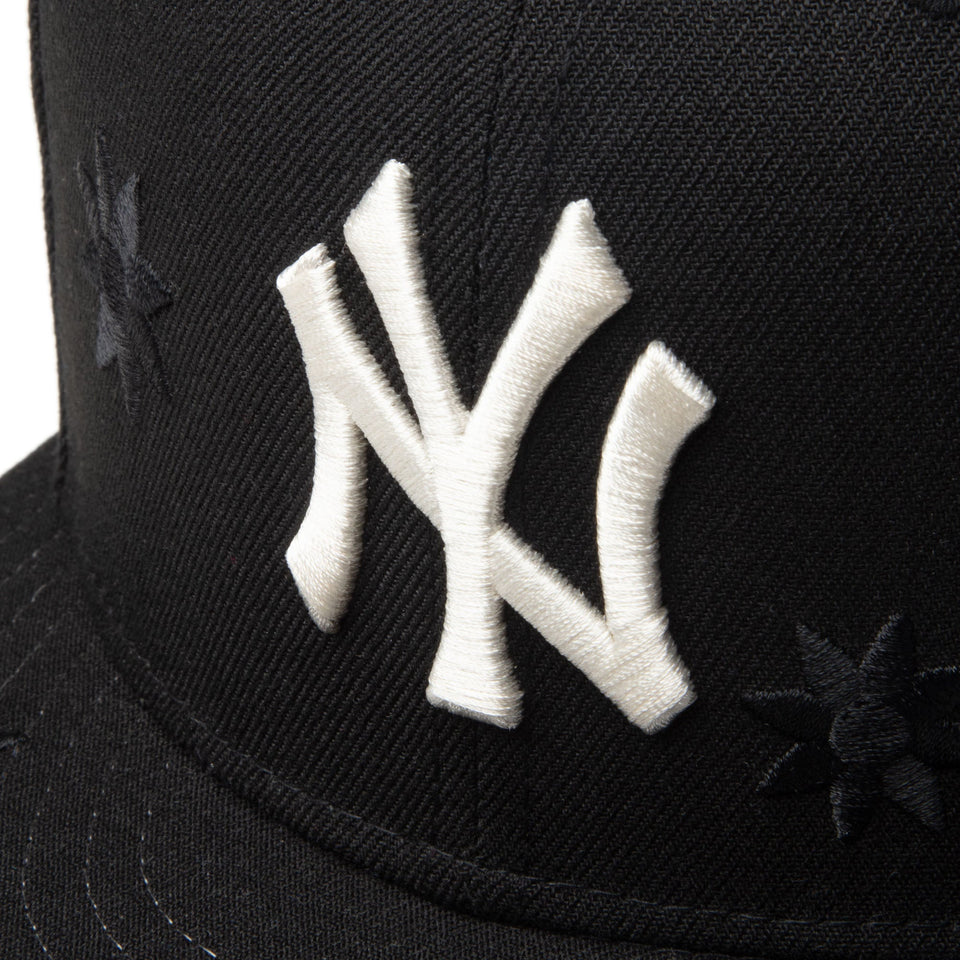 59FIFTY Flower Embroidery ニューヨーク・ヤンキース ブラック