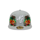 59FIFTY Flower Icon クラシックロゴ グレー - 14724775 - 700 | NEW ERA ニューエラ公式オンラインストア