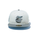 59FIFTY Frosty ボルティモア・オリオールズ サンディーリネン ストームグレーバイザー - 14520633 - 700 | NEW ERA ニューエラ公式オンラインストア