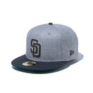 59FIFTY Gray Heather サンディエゴ・パドレス ヘザーグレー - 14521890 - 700 | NEW ERA ニューエラ公式オンラインストア