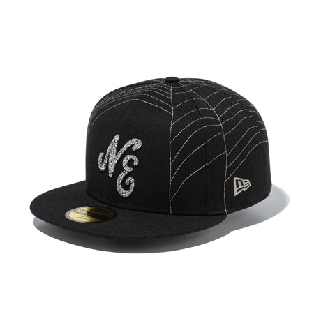 59FIFTY Halloween Collection Spider Web ラインストーン クラシック