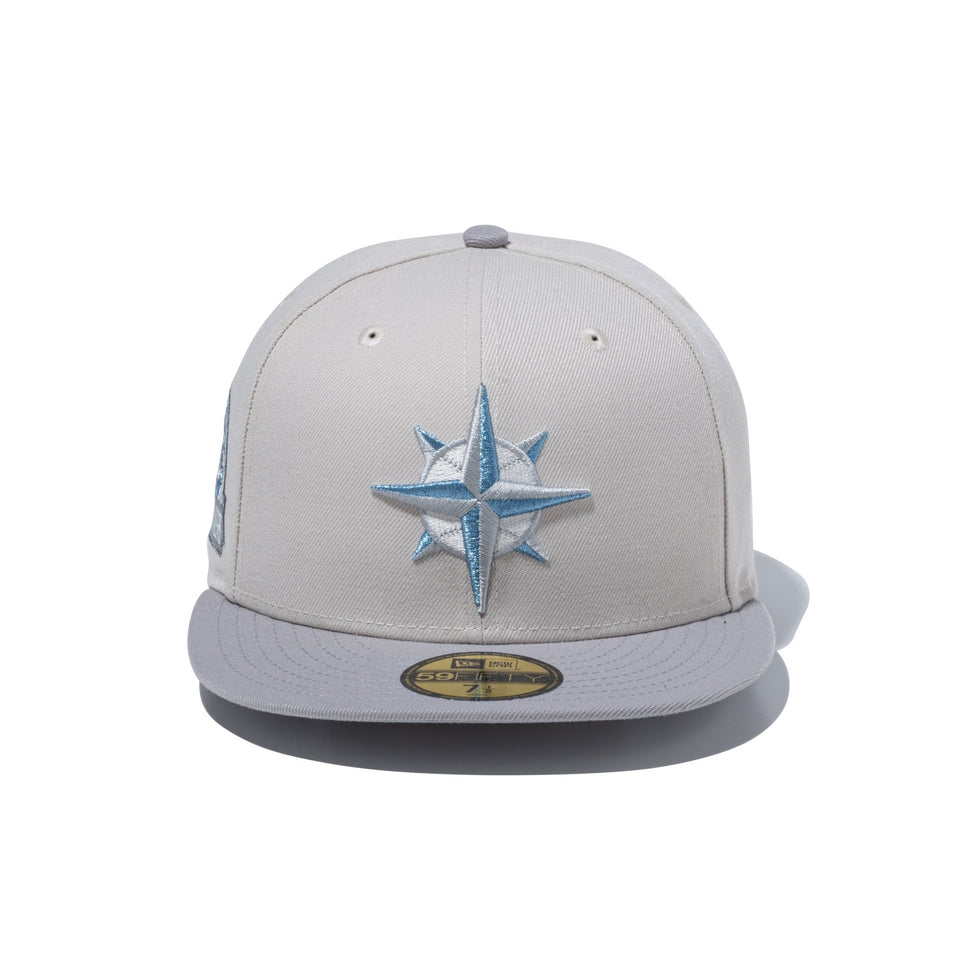 59FIFTY シアトル･マリナーズ Happy Holidays ストーン グレー - 14866610-700 | NEW ERA ニューエラ公式オンラインストア