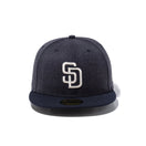 59FIFTY Heather Pack サンディエゴ・パドレス ヘザーネイビー ネイビーバイザー - 14860701 - 700 | NEW ERA ニューエラ公式オンラインストア