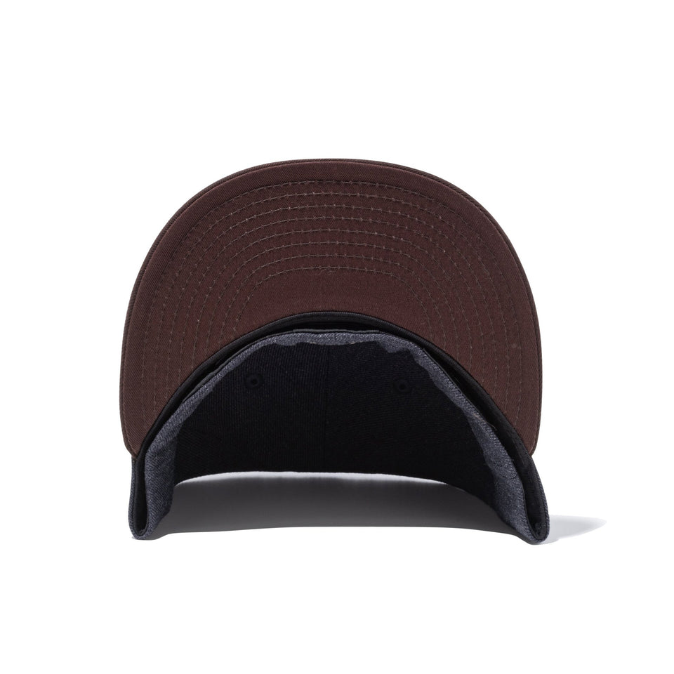 59FIFTY Heather Pack ニューヨーク・ヤンキース ヘザーネイビー バーントウッドバイザー - 14860730 - 700 | NEW ERA ニューエラ公式オンラインストア