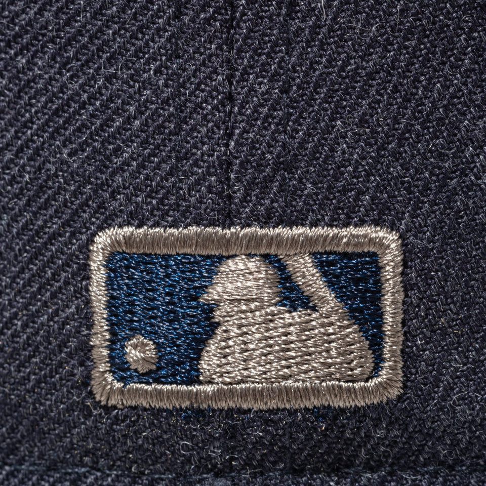 59FIFTY Heather Pack ニューヨーク・ヤンキース ヘザーネイビー バーントウッドバイザー - 14860730 - 700 | NEW ERA ニューエラ公式オンラインストア