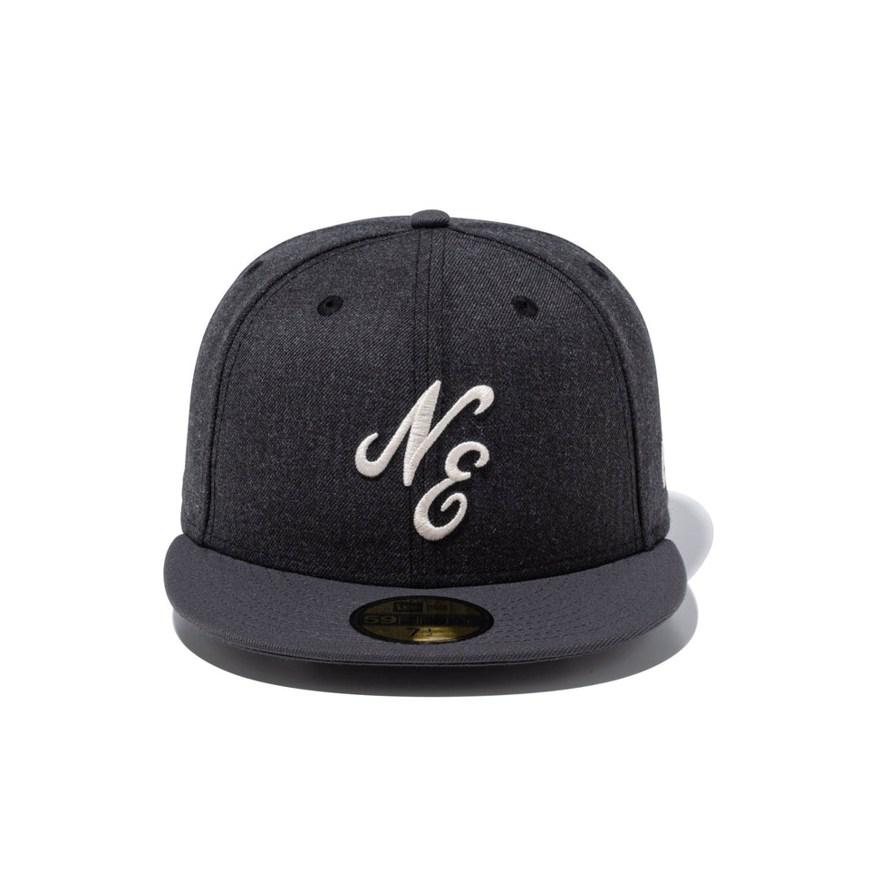59FIFTY Heather Pack クラシックロゴ ヘザーブラック ダークグラファイトバイザー - 14860736 - 700 | NEW ERA ニューエラ公式オンラインストア