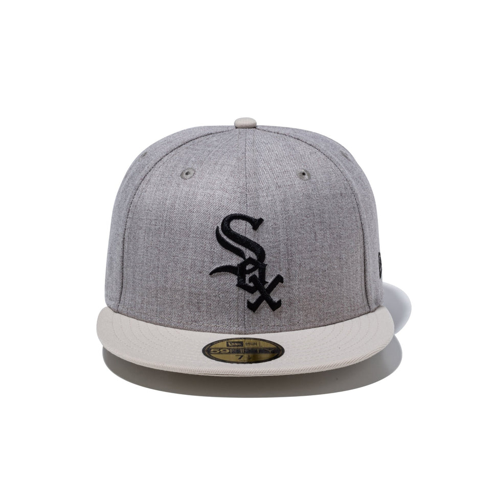 59FIFTY Heather Pack シカゴ・ホワイトソックス ヘザーグレー ストーンバイザー - 14860737 - 700 | NEW ERA ニューエラ公式オンラインストア