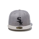 59FIFTY Heather Pack シカゴ・ホワイトソックス ヘザーグレー ストーンバイザー - 14860737 - 700 | NEW ERA ニューエラ公式オンラインストア