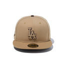 59FIFTY Iced Latte ロサンゼルス・ドジャース キャメル カーキバイザー - 14109904 - 700 | NEW ERA ニューエラ公式オンラインストア