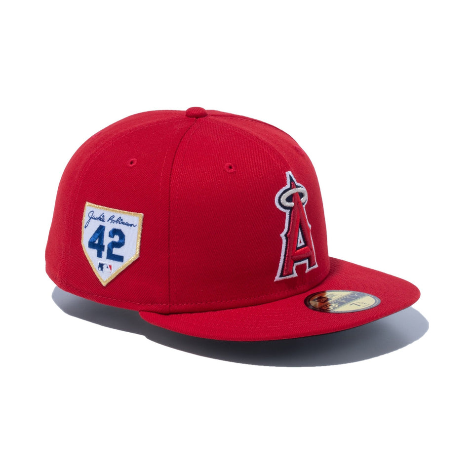 59FIFTY Jackie Robinson Day 2024 ロサンゼルス・エンゼルス スカーレット - 14172803-700 | NEW ERA ニューエラ公式オンラインストア