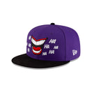 59FIFTY JOKER スマイルロゴ パープル ブラックバイザー - 14439548 - 700 | NEW ERA ニューエラ公式オンラインストア