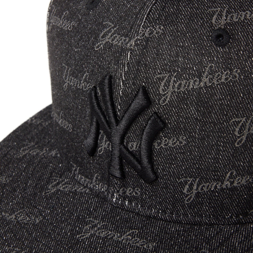 59FIFTY Laser Burn Out ニューヨーク・ヤンキース デニム ブラック