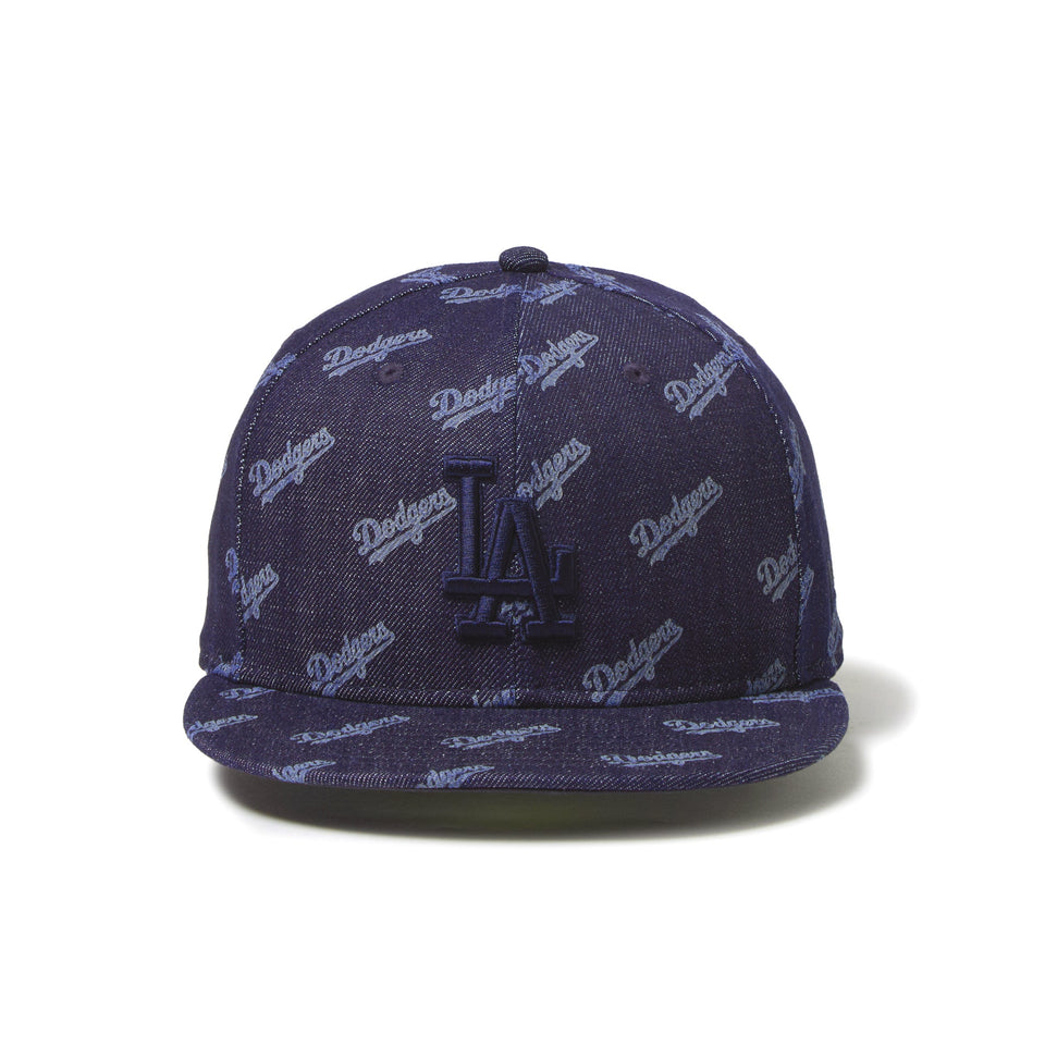 59FIFTY Laser Burn Out ロサンゼルス・ドジャース デニム ネイビー