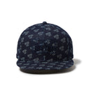 59FIFTY Laser Burn Out フレイムロゴ ネイビー - 14668166 - 700 | NEW ERA ニューエラ公式オンラインストア