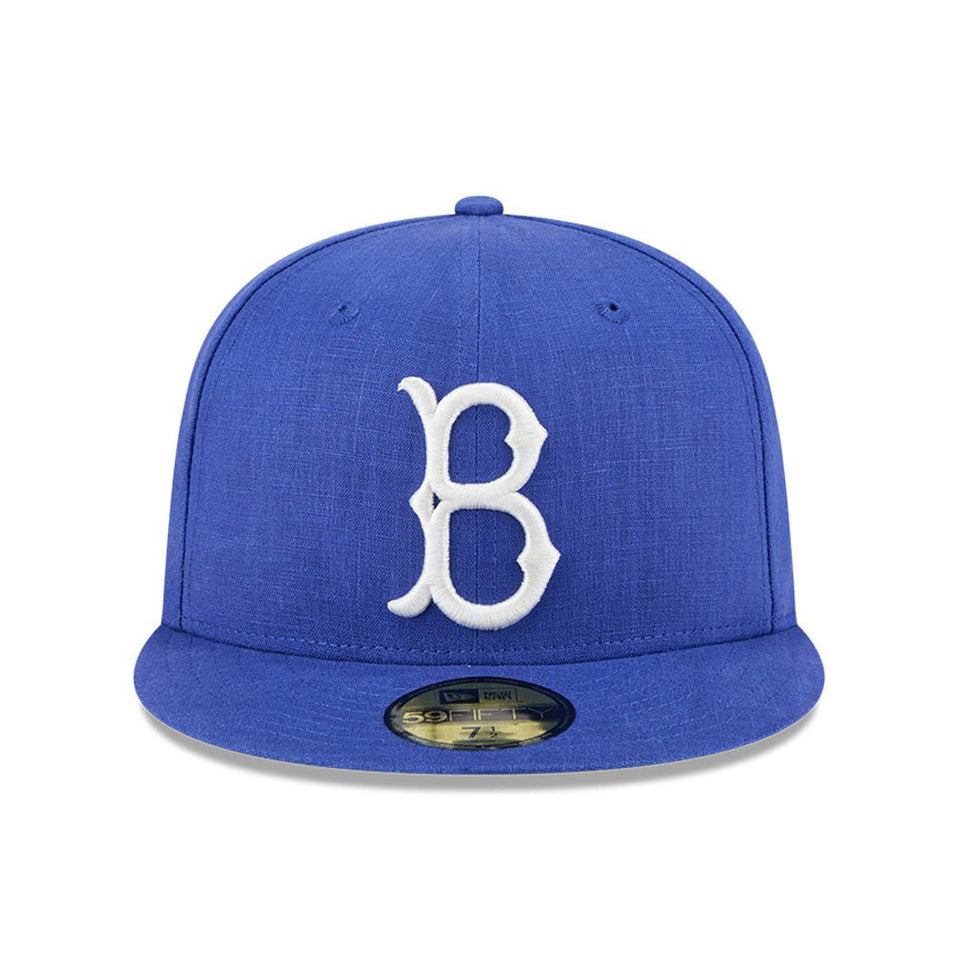 59FIFTY Linen ブルックリン・ドジャース ブルー - 14541998 - 700 | NEW ERA ニューエラ公式オンラインストア