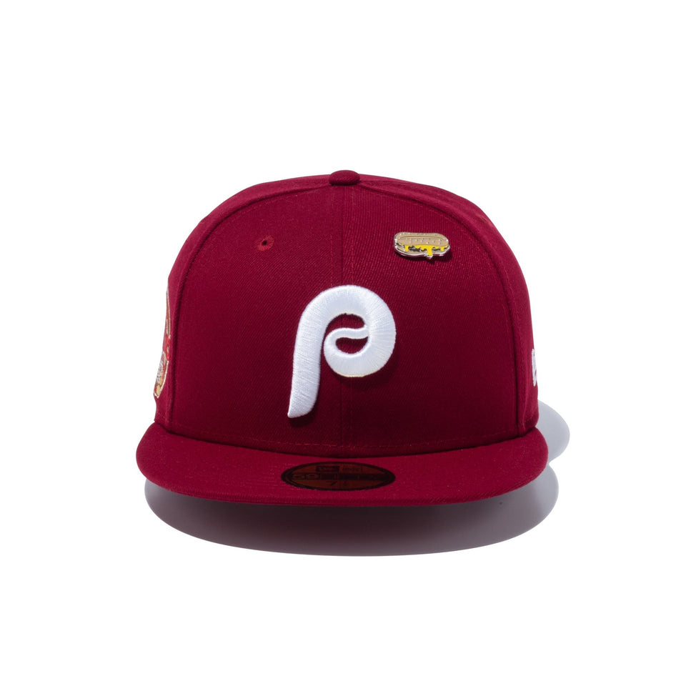 59FIFTY Local Dishes フィラデルフィア・フィリーズ フィリーチーズステーキサンドイッチ カーディナル - 14109874-700 | NEW ERA ニューエラ公式オンラインストア