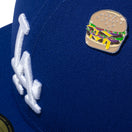 59FIFTY Local Dishes ロサンゼルス・ドジャース ハンバーガー ダークロイヤル - 14109902-700 | NEW ERA ニューエラ公式オンラインストア