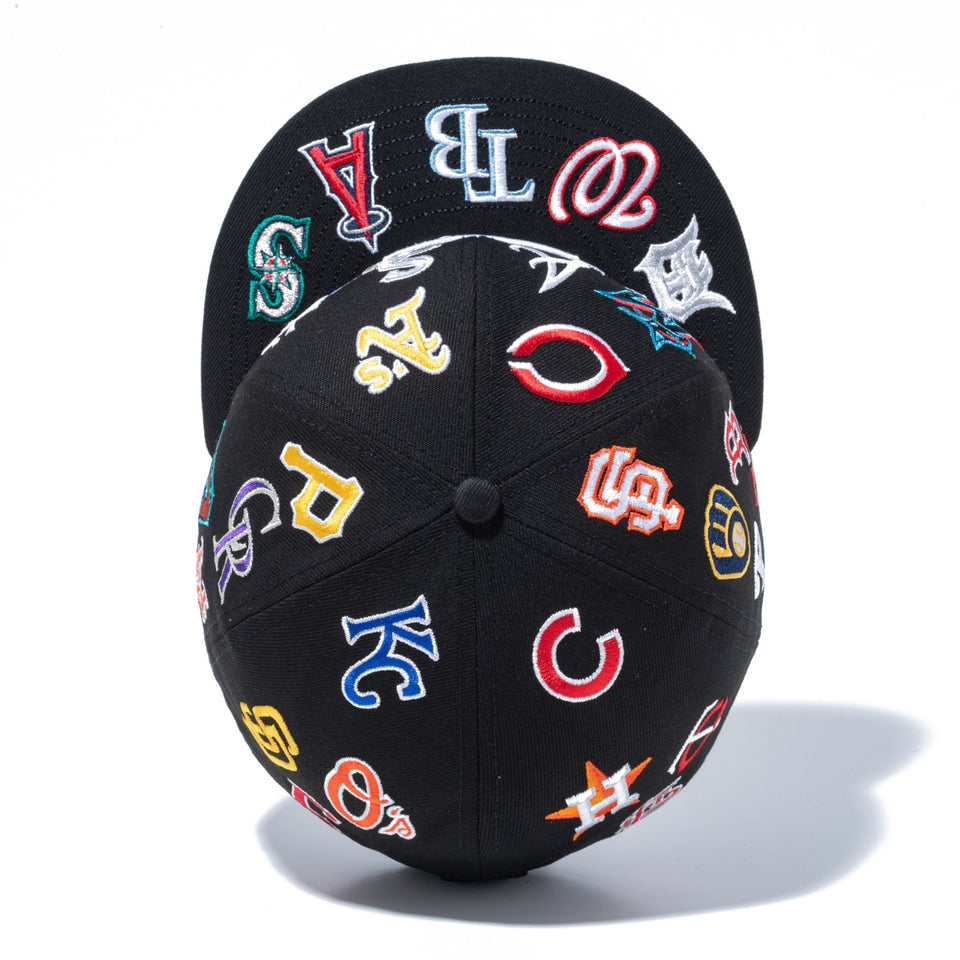 59FIFTY Logo Scramble MLB オールオーバー ブラック - 14734036 - 700 | NEW ERA ニューエラ公式オンラインストア