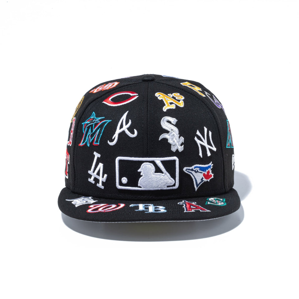 59FIFTY Logo Scramble MLB オールオーバー ブラック - 14734036 - 700 | NEW ERA ニューエラ公式オンラインストア