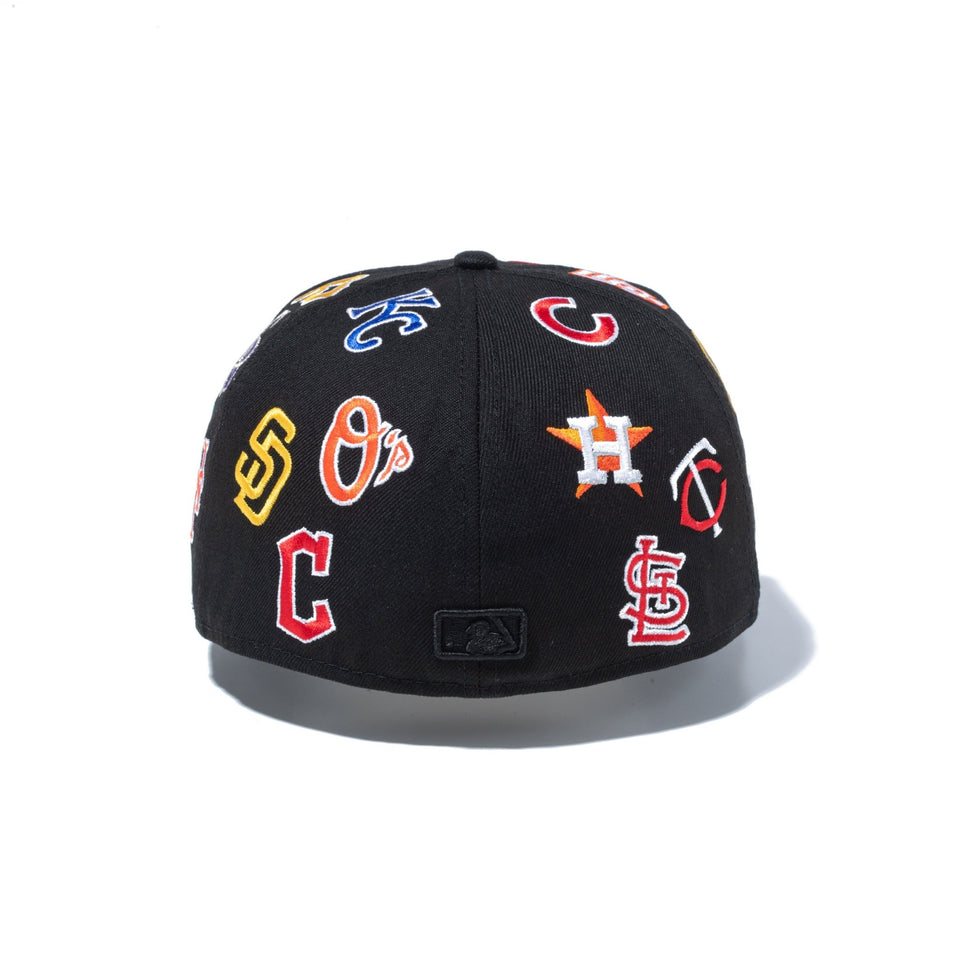 59FIFTY Logo Scramble MLB オールオーバー ブラック - 14734036 - 700 | NEW ERA ニューエラ公式オンラインストア