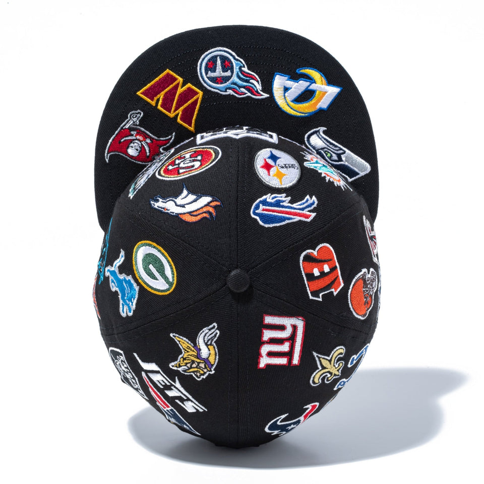 59FIFTY Logo Scramble NFL オールオーバー ブラック - 14734034 - 700 | NEW ERA ニューエラ公式オンラインストア