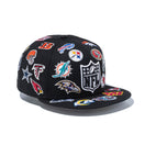 59FIFTY Logo Scramble NFL オールオーバー ブラック - 14734034 - 700 | NEW ERA ニューエラ公式オンラインストア