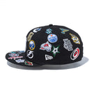 59FIFTY Logo Scramble NHL オールオーバー ブラック - 14734033 - 700 | NEW ERA ニューエラ公式オンラインストア
