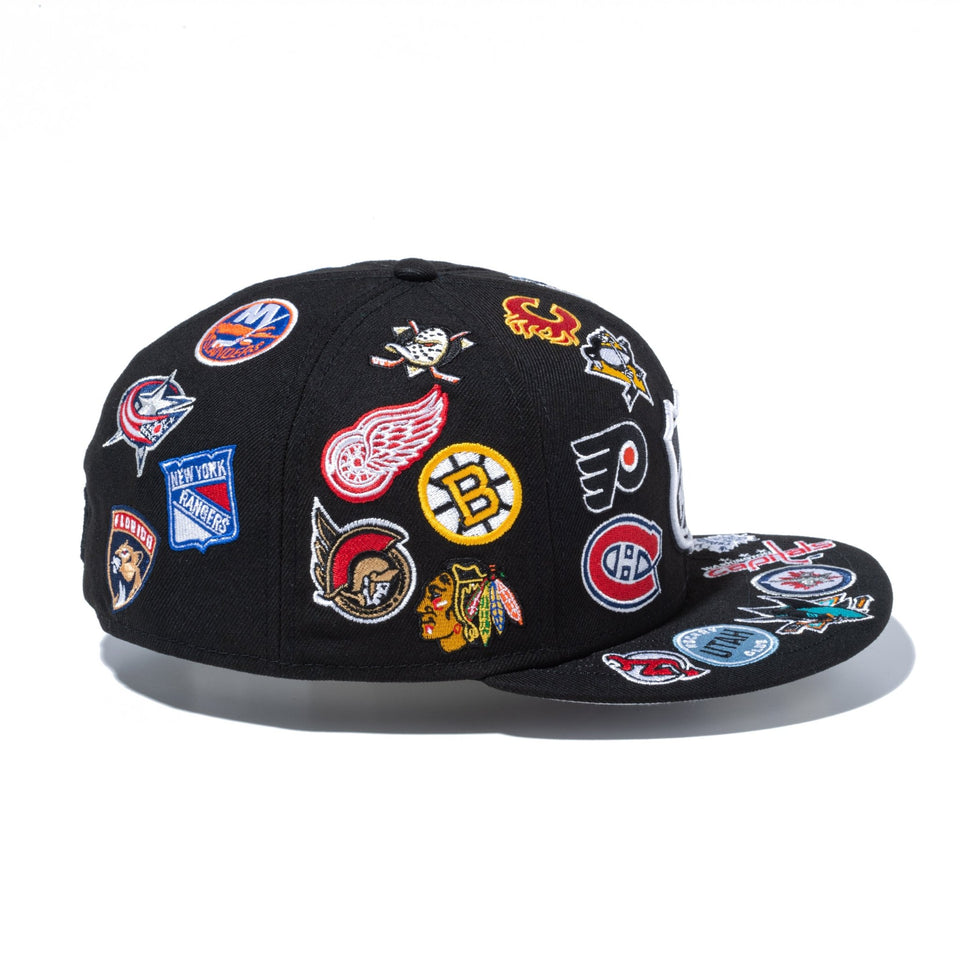 59FIFTY Logo Scramble NHL オールオーバー ブラック - 14734033 - 700 | NEW ERA ニューエラ公式オンラインストア