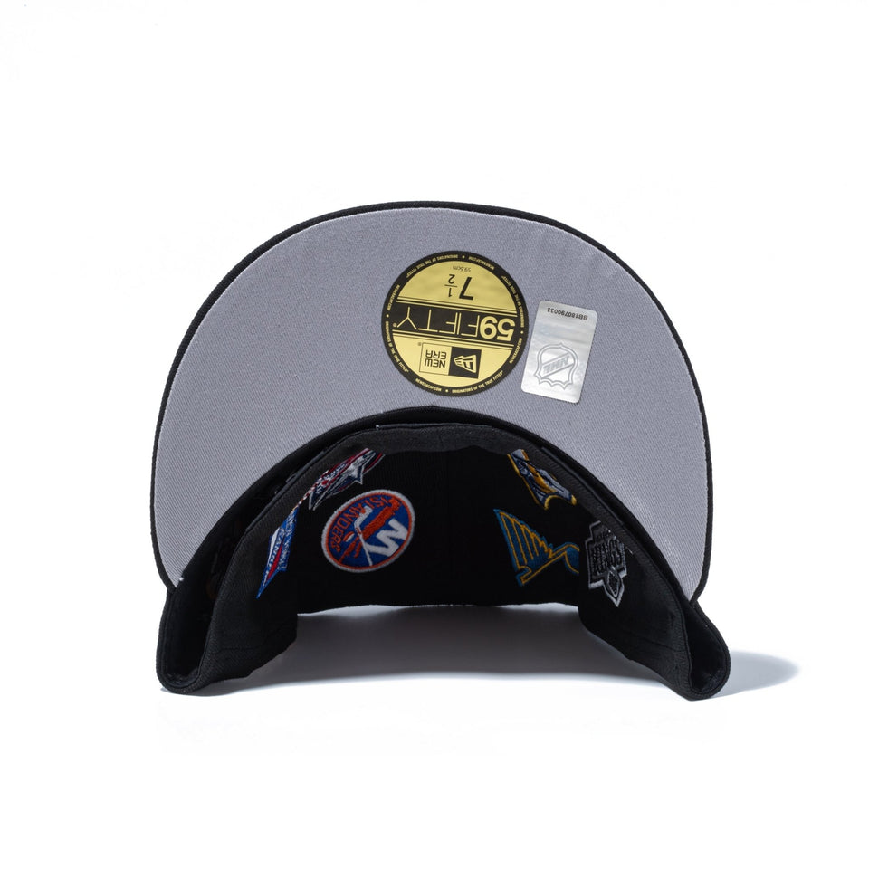 59FIFTY Logo Scramble NHL オールオーバー ブラック - 14734033 - 700 | NEW ERA ニューエラ公式オンラインストア