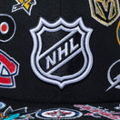 59FIFTY Logo Scramble NHL オールオーバー ブラック - 14734033 - 700 | NEW ERA ニューエラ公式オンラインストア