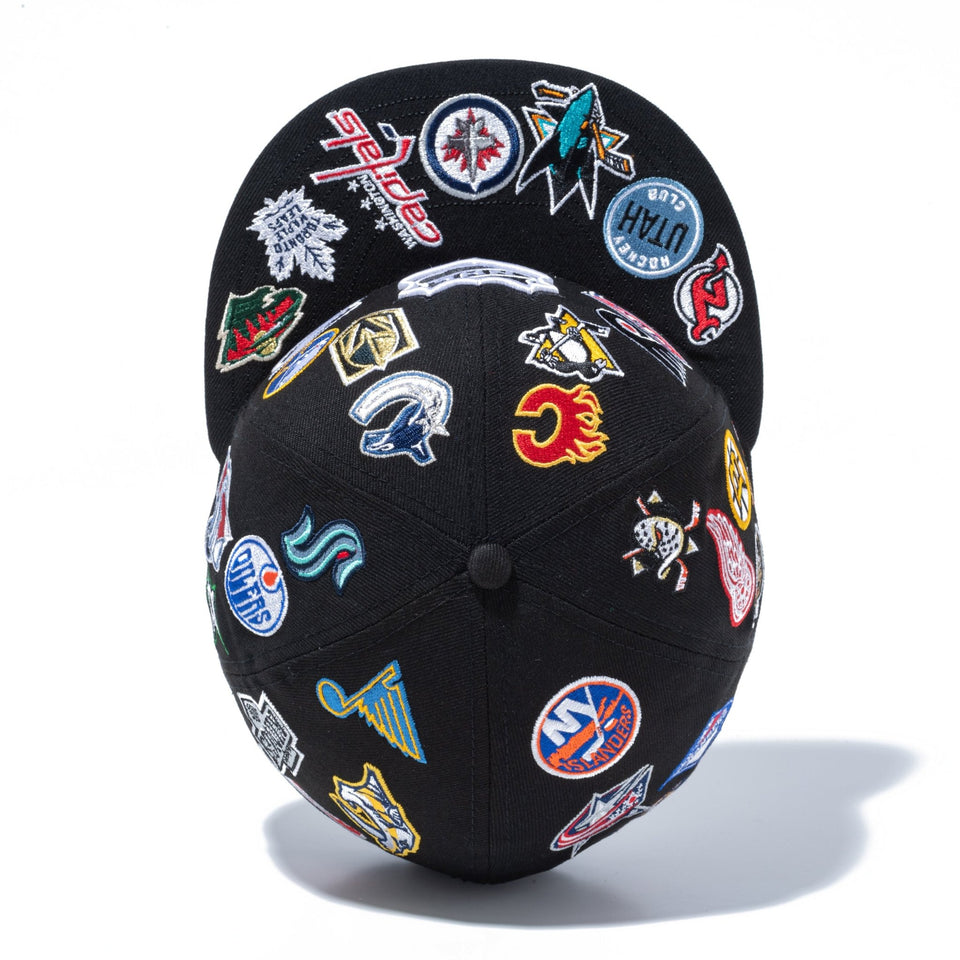 59FIFTY Logo Scramble NHL オールオーバー ブラック - 14734033 - 700 | NEW ERA ニューエラ公式オンラインストア