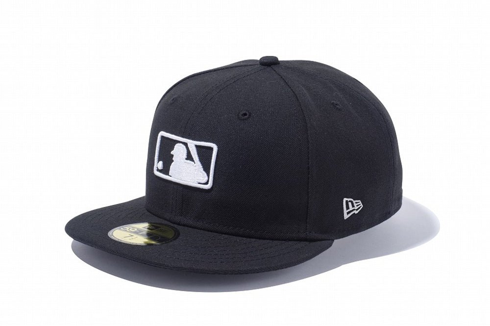 絵　メジャーリーグ 59FIFTY MLBロゴ ブラック × ホワイト | ニューエラオンラインストア