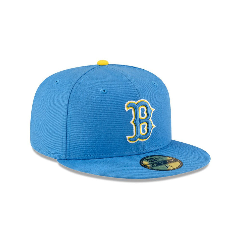 NEWERA レッドソックス 59FIFTY FITTED ニューエラベージュ 青 59FIFTY Gradient ボストン・レッドソックス ネイビー ベージュ