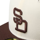 59FIFTY MLB 2 - Tone サンディエゴ・パドレス クーパーズタウン ワインコルク バーントウッドバイザー - 14668158 - 700 | NEW ERA ニューエラ公式オンラインストア