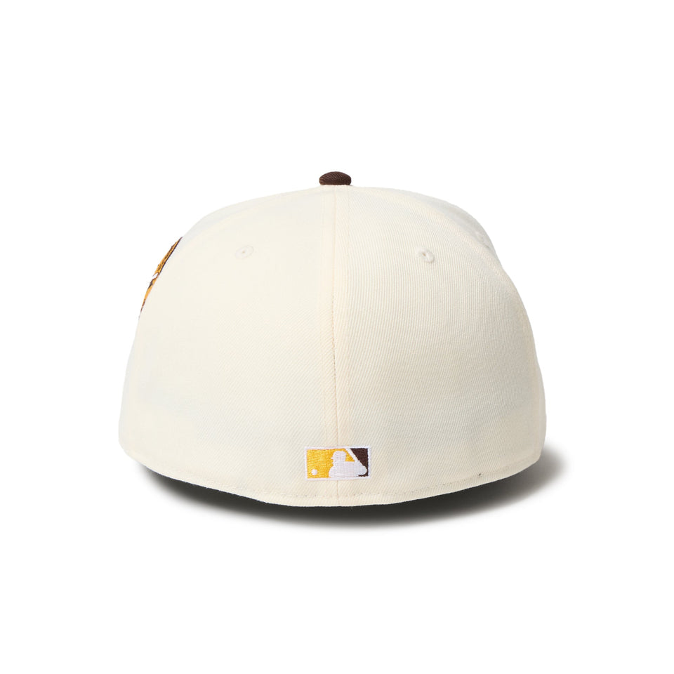 59FIFTY MLB 2 - Tone サンディエゴ・パドレス クーパーズタウン ワインコルク バーントウッドバイザー - 14668158 - 700 | NEW ERA ニューエラ公式オンラインストア