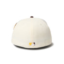 59FIFTY MLB 2 - Tone サンディエゴ・パドレス クーパーズタウン ワインコルク バーントウッドバイザー - 14668158 - 700 | NEW ERA ニューエラ公式オンラインストア