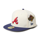 59FIFTY MLB 2 - Tone アトランタ・ブレーブス クーパーズタウン ワインコルク ライトネイビーバイザー - 14668161 - 700 | NEW ERA ニューエラ公式オンラインストア