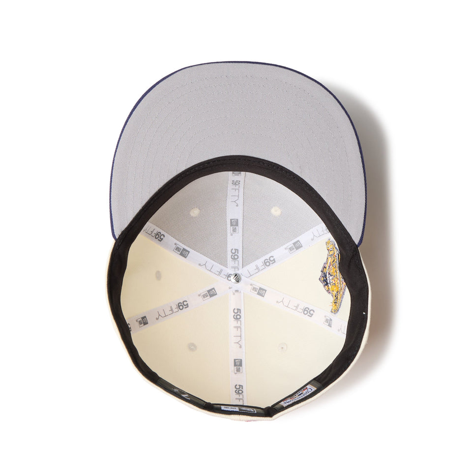 59FIFTY MLB 2 - Tone アトランタ・ブレーブス クーパーズタウン ワインコルク ライトネイビーバイザー - 14668161 - 700 | NEW ERA ニューエラ公式オンラインストア