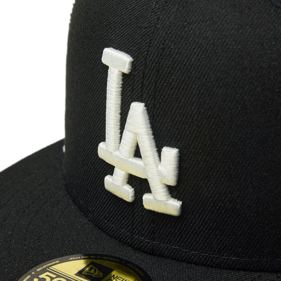 59FIFTY MLB Ball Stitch ロサンゼルス・ドジャース ブラック